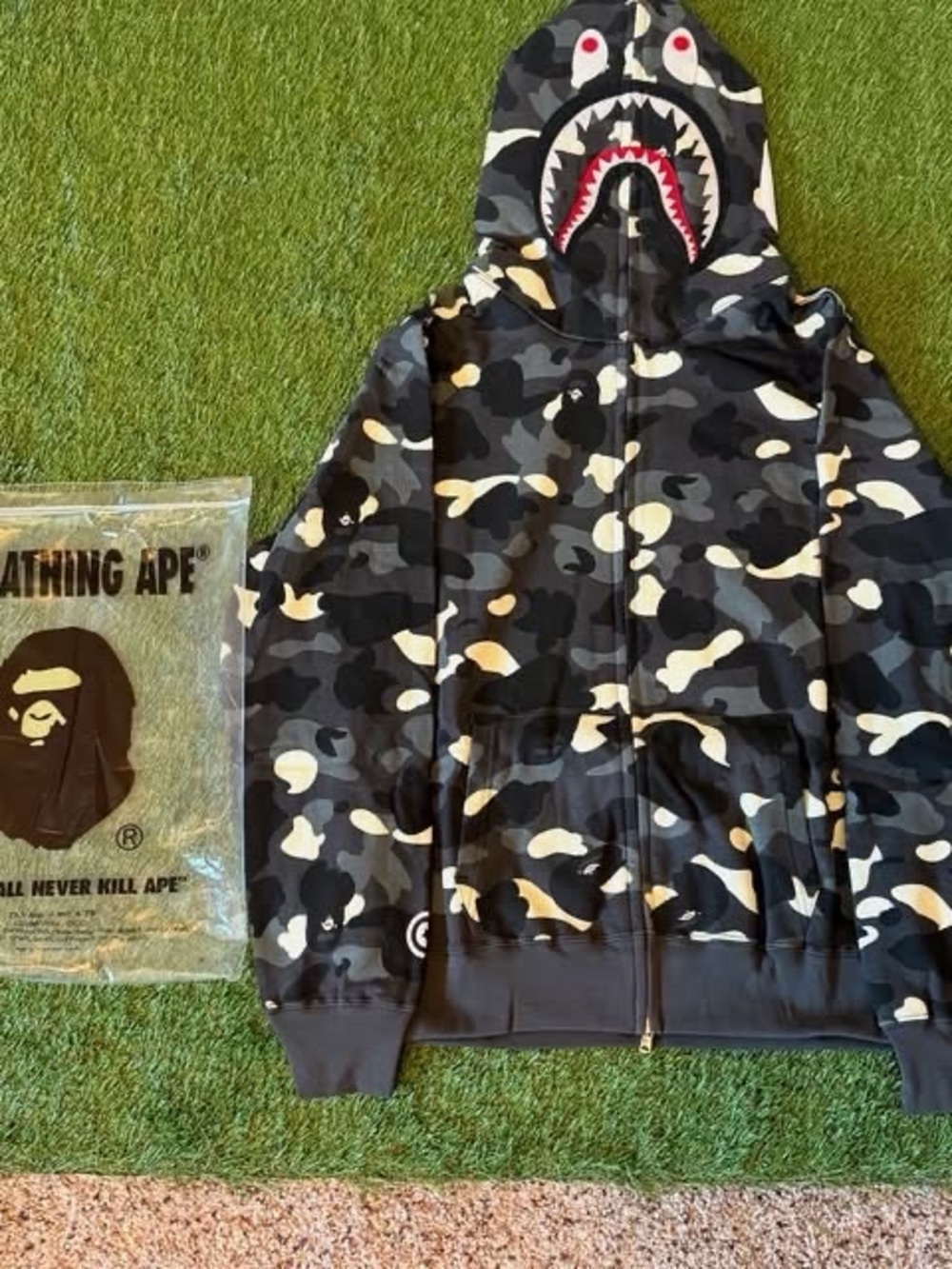 Glow In The Dark Bape Zip Up